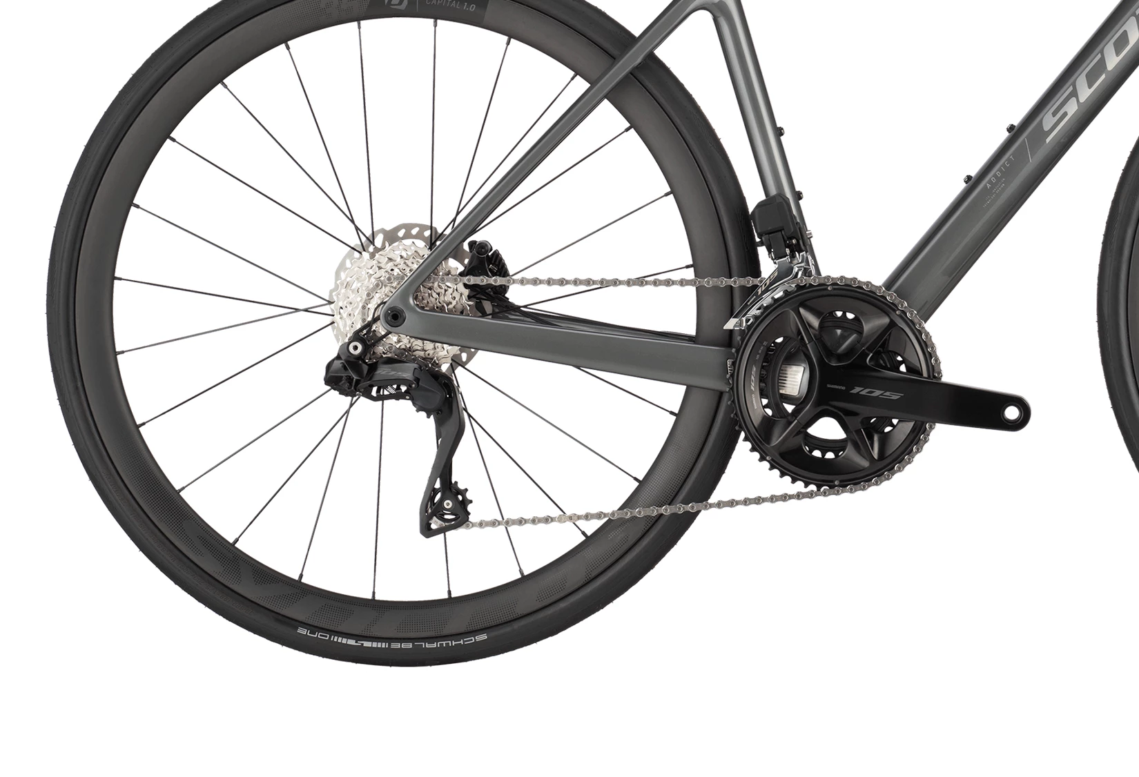 SCOTT Slate Grey Addict 30