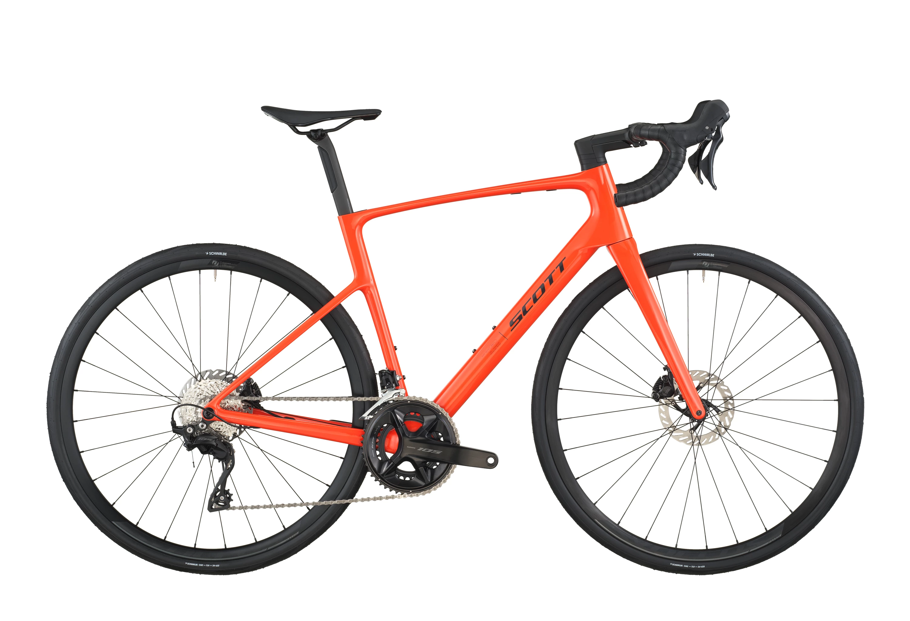 SCOTT Flame Orange Addict 50