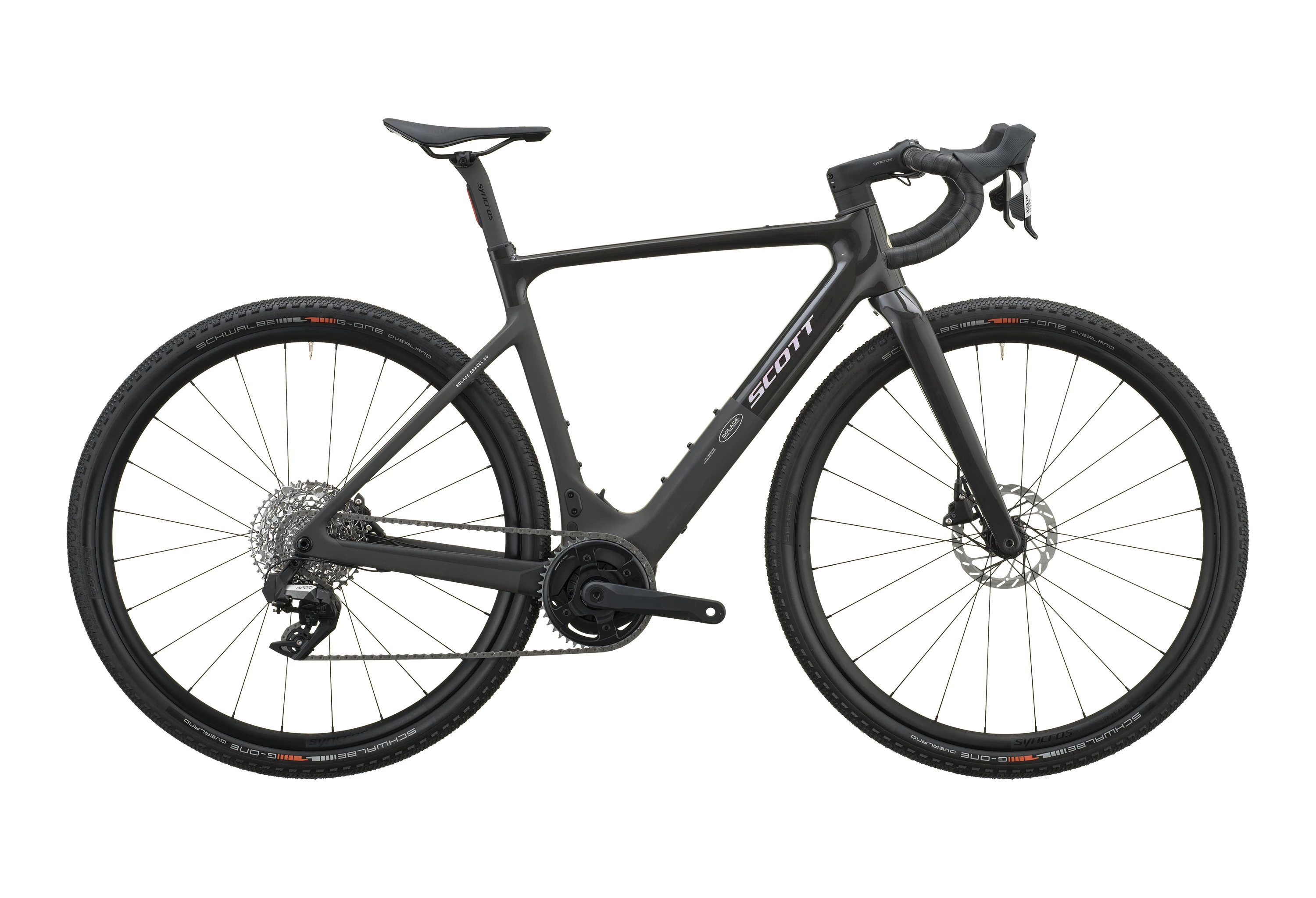 SCOTT Carbon Black Solace Gravel 30