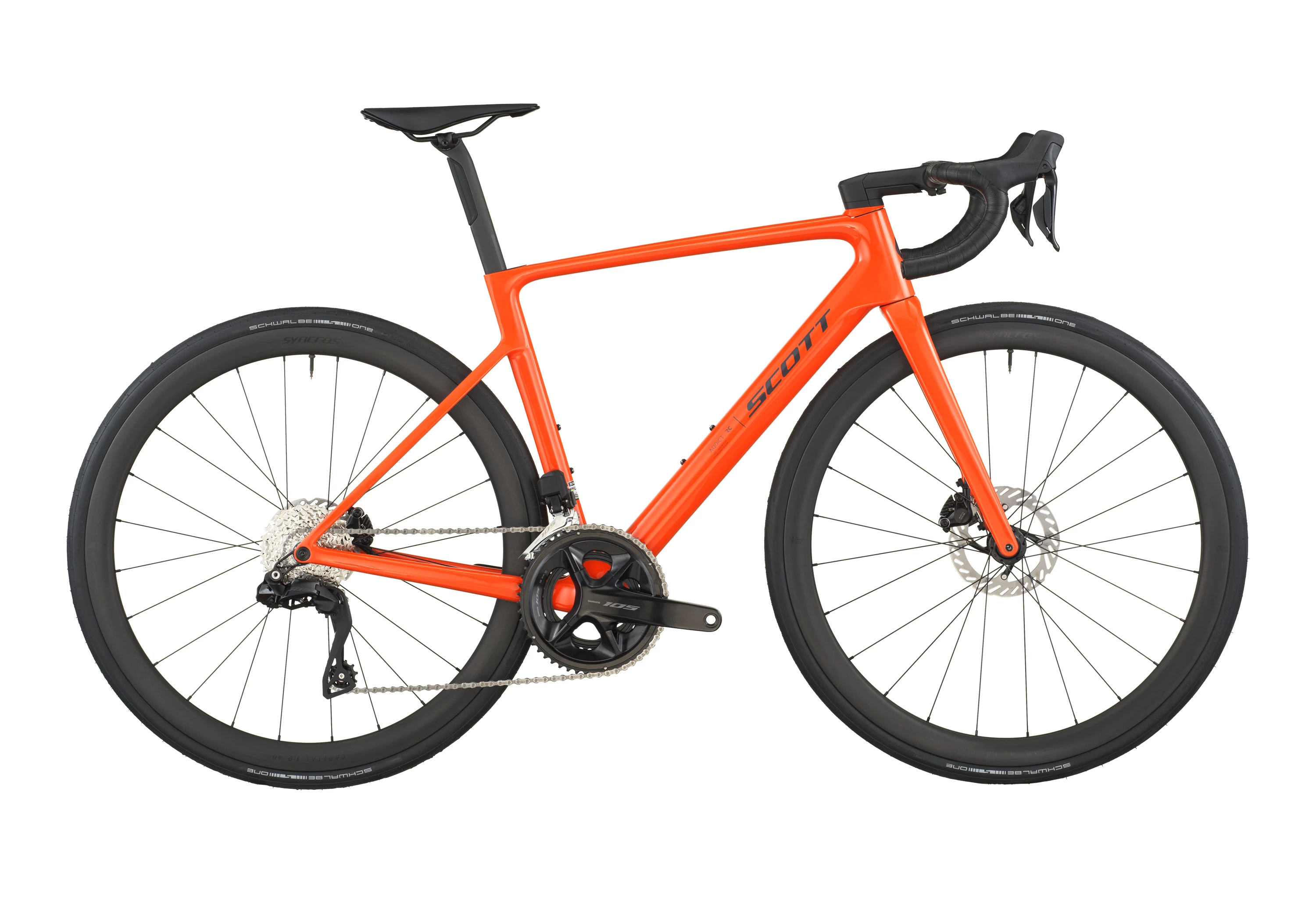 SCOTT Flame Orange Addict RC 30