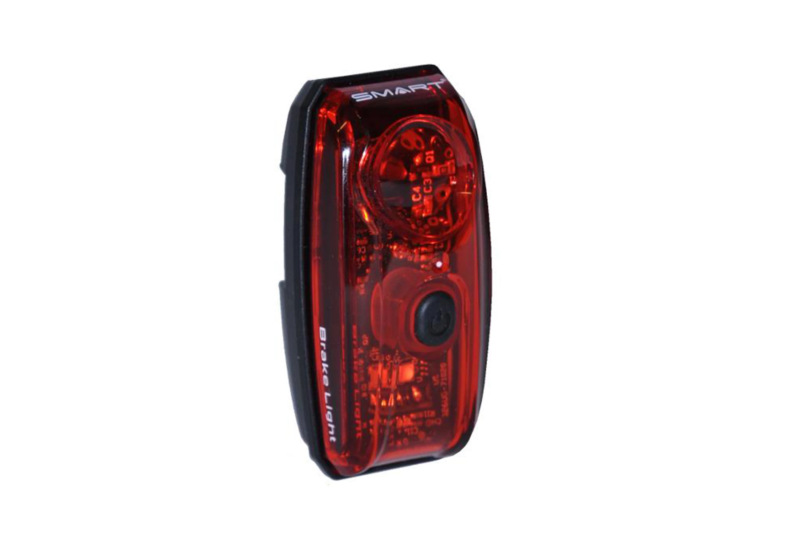 LED USB SuperFlash baglygte m. bremselys