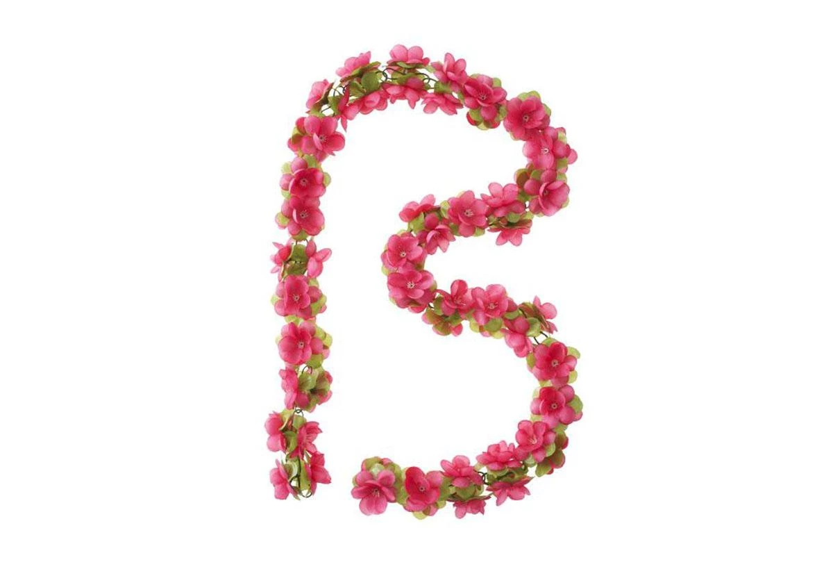 Basil Pink Blomsterranke