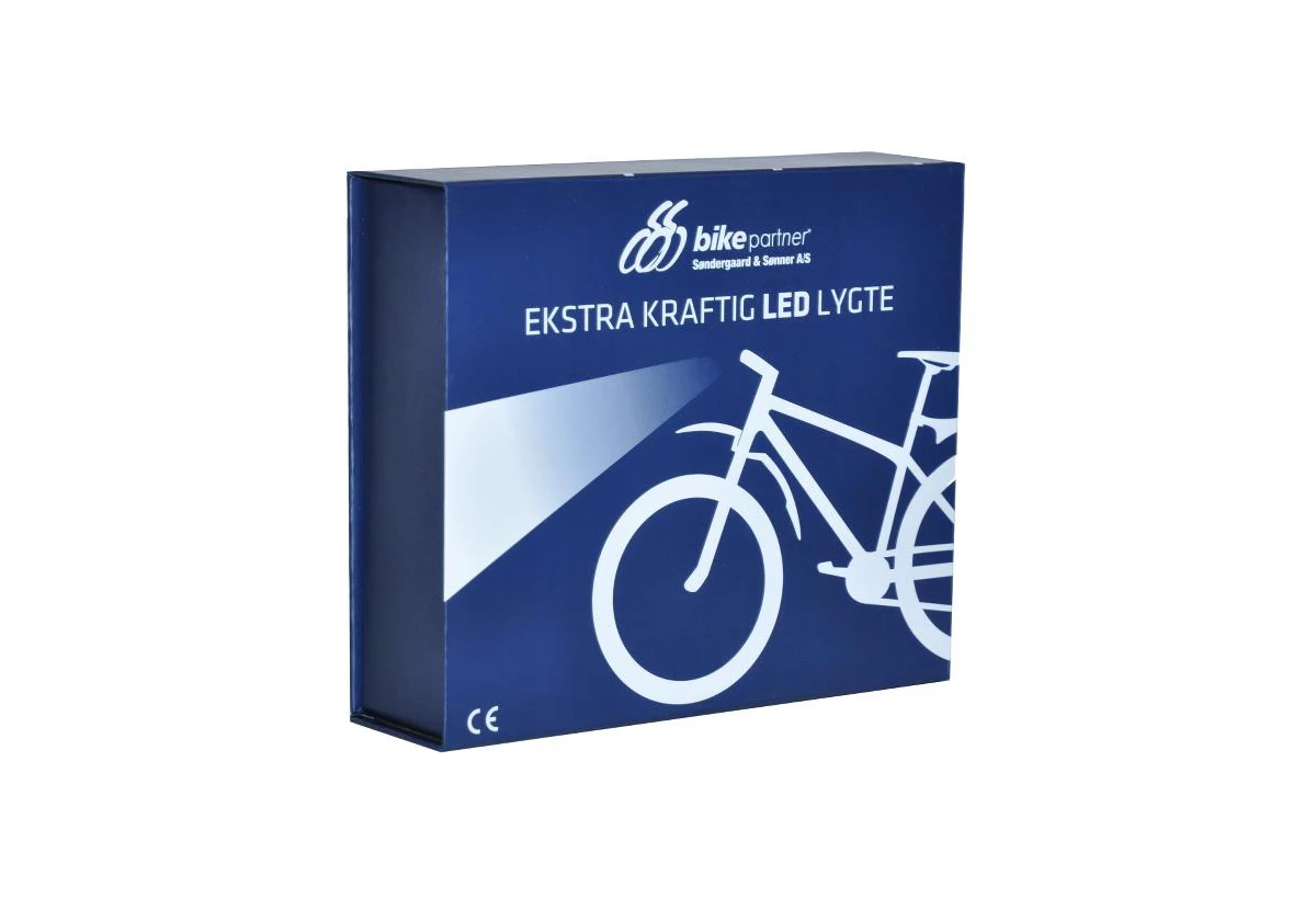 BikePartner Sort High Power forlygte 4000 lumen