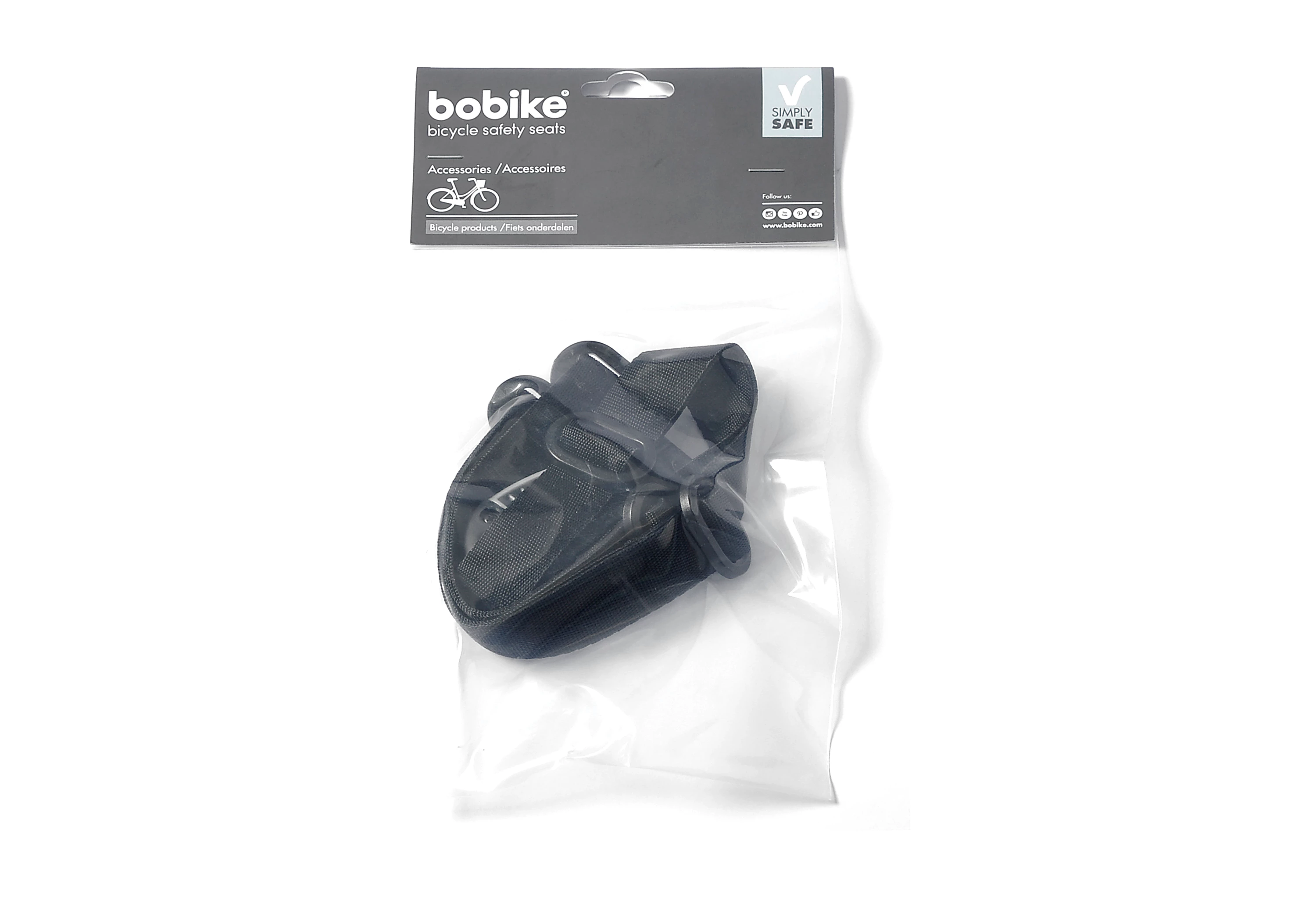 Bobike Sort ONE barnestol sele