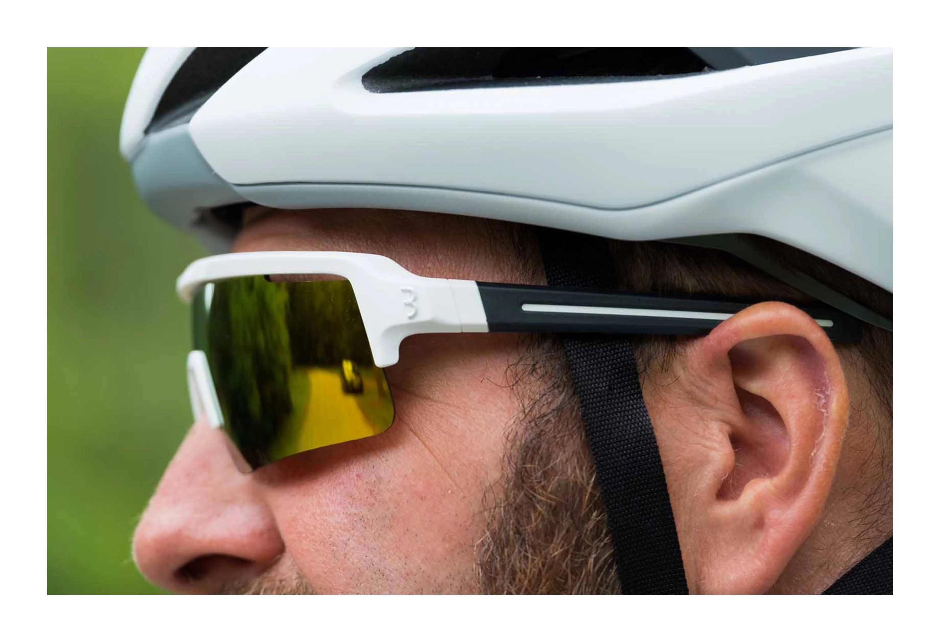 BBB Hvid Fuse cykelbriller med 3 linser