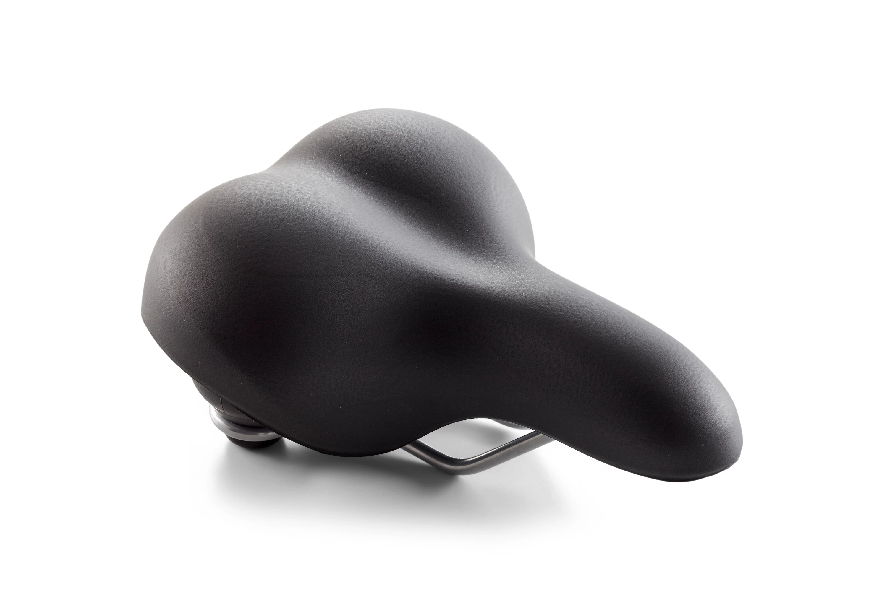 INNERGY+ Sort Unisex bred cykelsadel 90° Gel