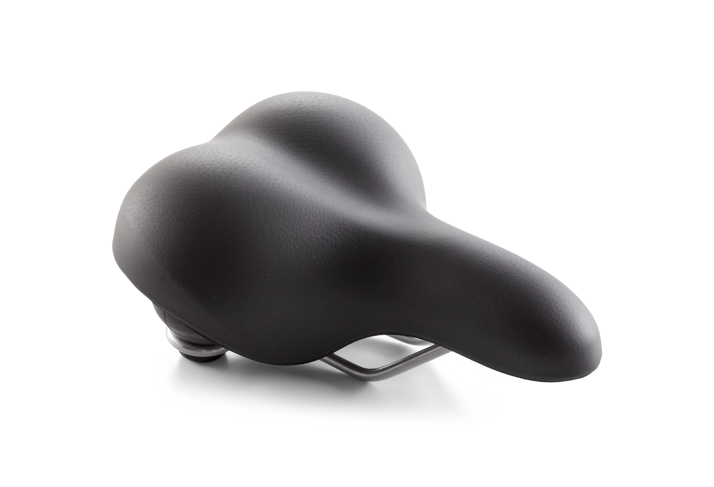 INNERGY Sort Unisex bred cykelsadel 90° Skum