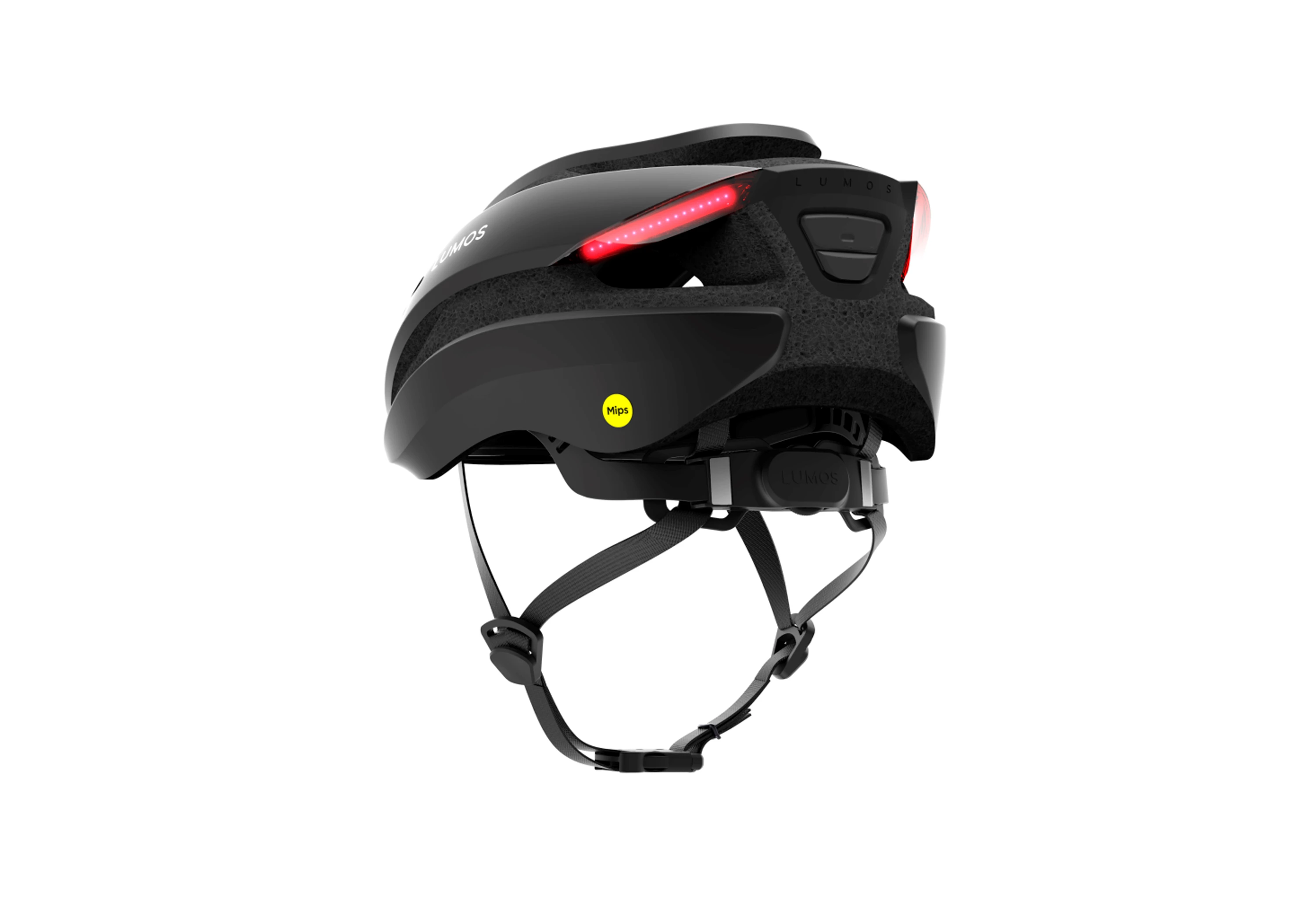 Lumos Charcoal Black Ultra MIPS cykelhjelm med lygter
