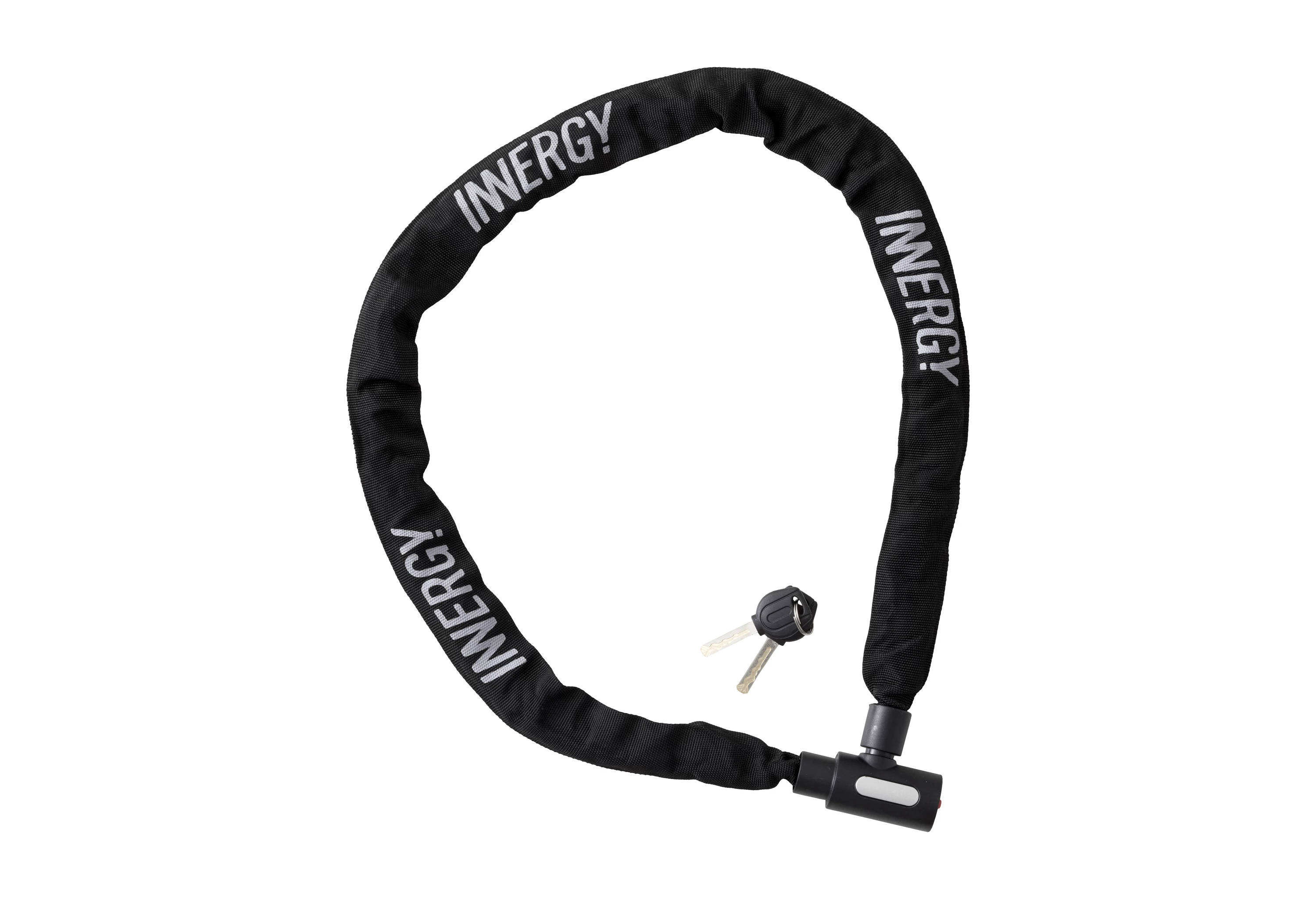 INNERGY Sort Kædelås med nøgle 6 mm x 120 cm