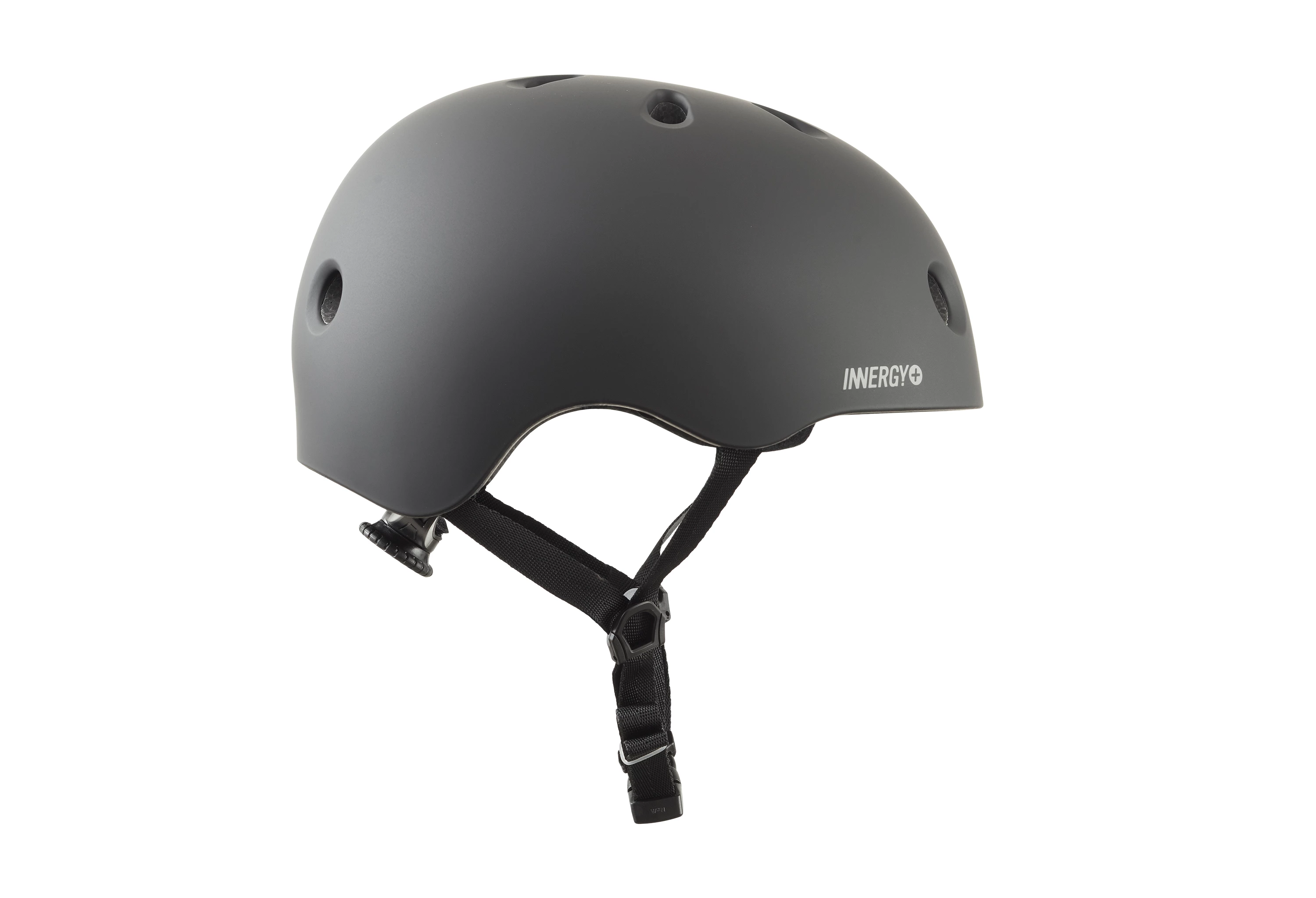 INNERGY+ Mat Sort Flow cykelhjelm