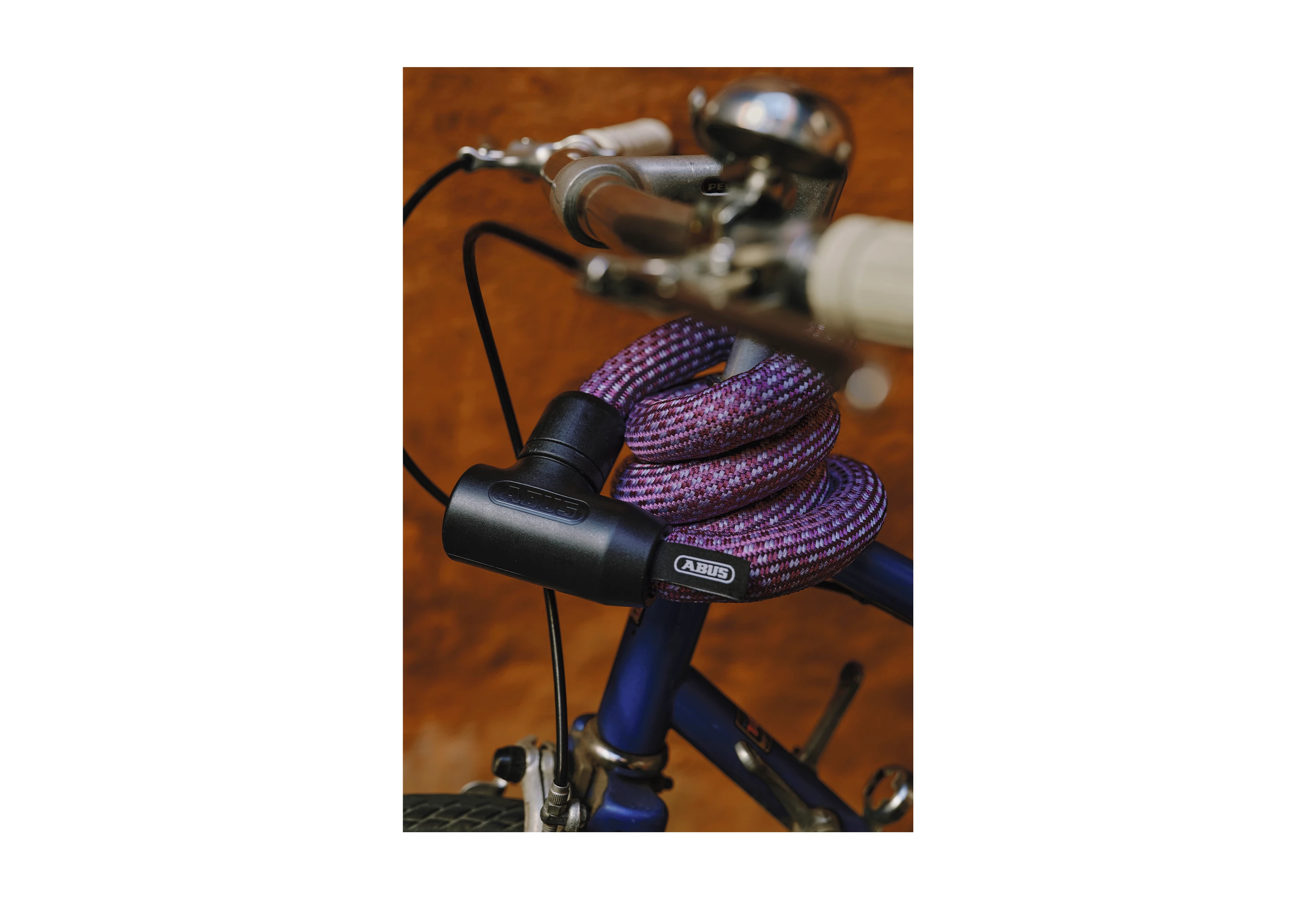 ABUS Midnight Purple Yarnit 4004K Kædelås 110 cm