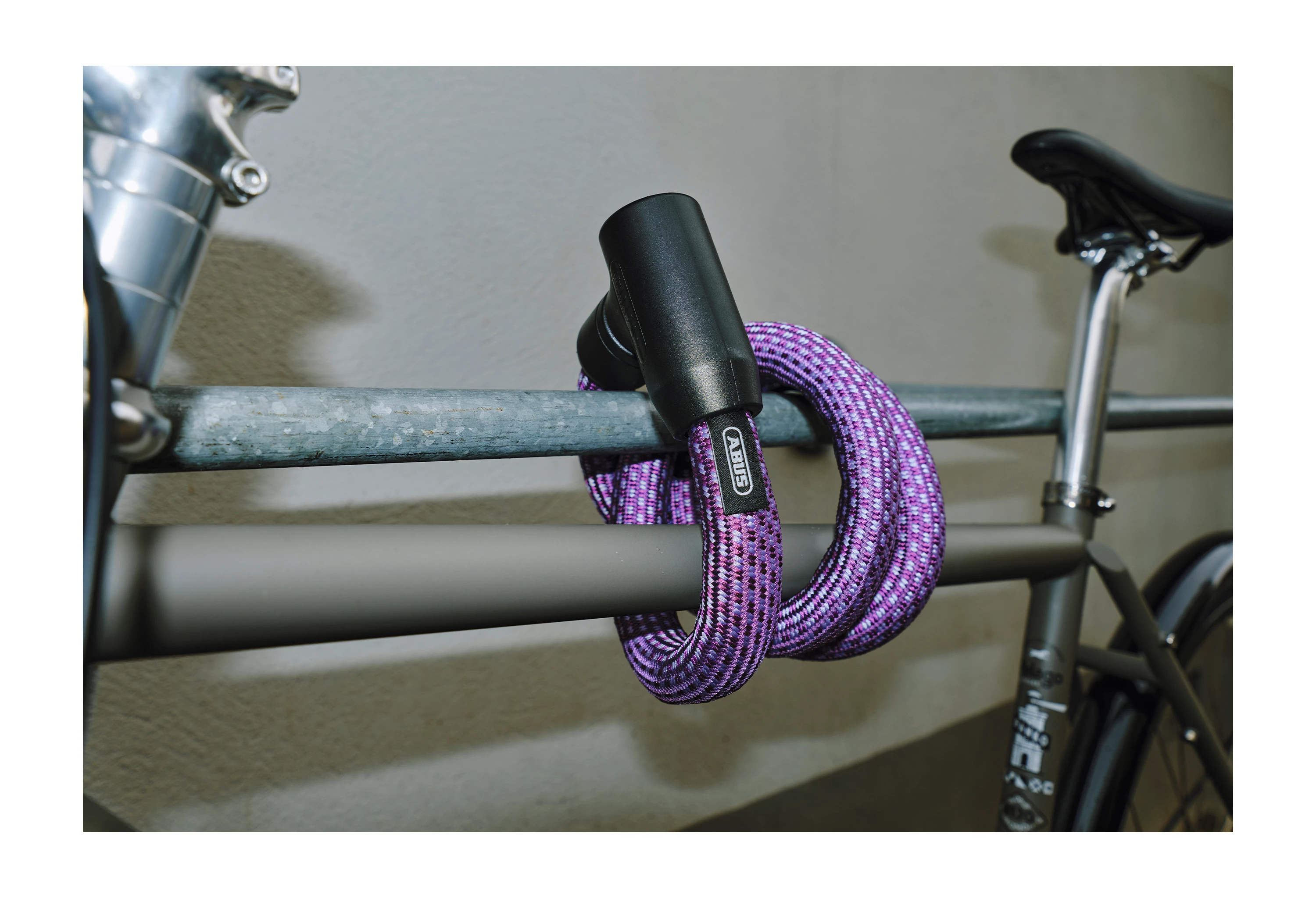 ABUS Midnight Purple Yarnit 4004K Kædelås 110 cm
