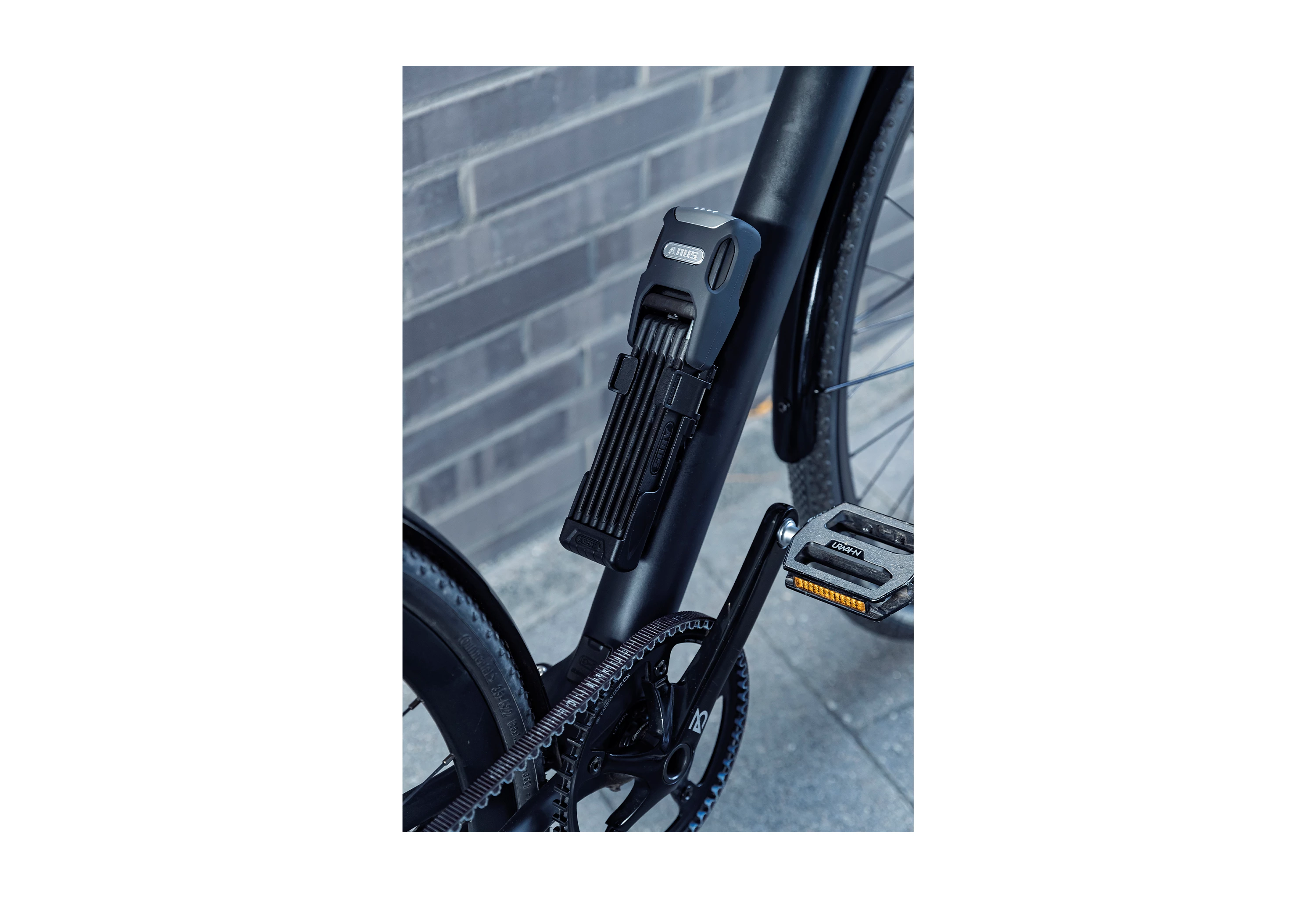 ABUS Sort Bordo 6000KA Big XPlus Alarm foldelås - 120 cm