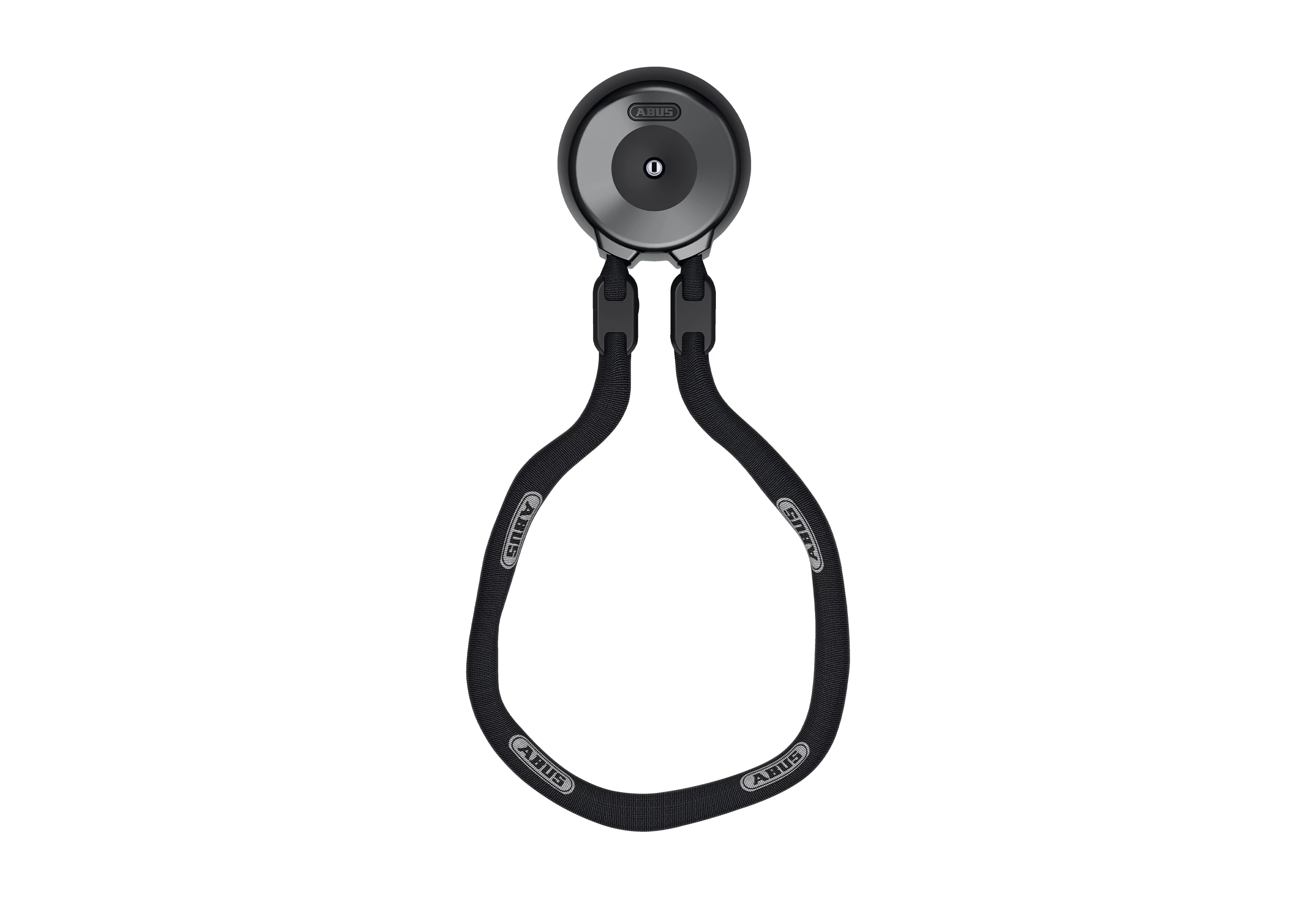 ABUS Sort Væganker WCH90 XPlus + 9 mm kæde