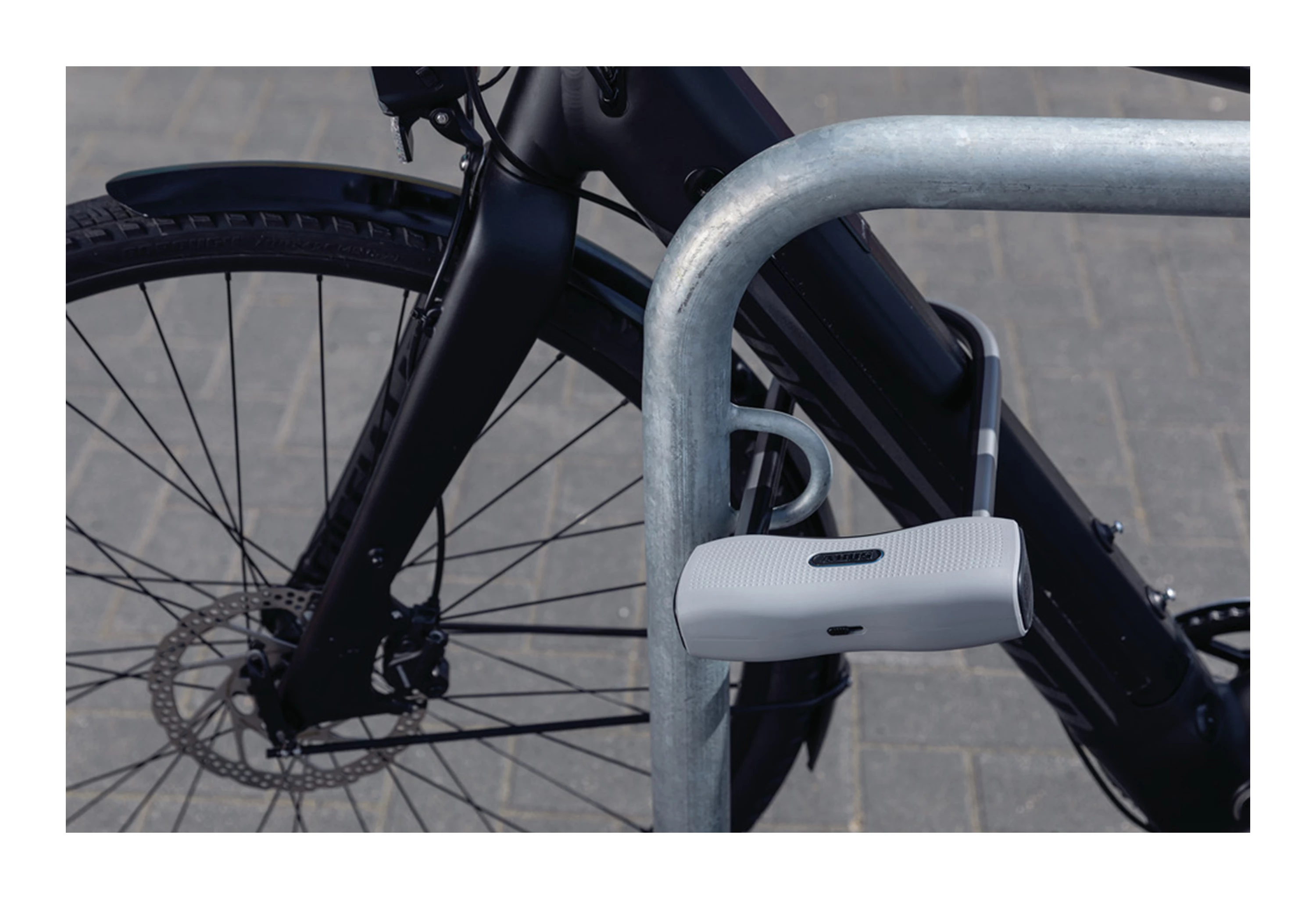 ABUS Grå 770 Alarm SmartX bøjlelås - 230 mm