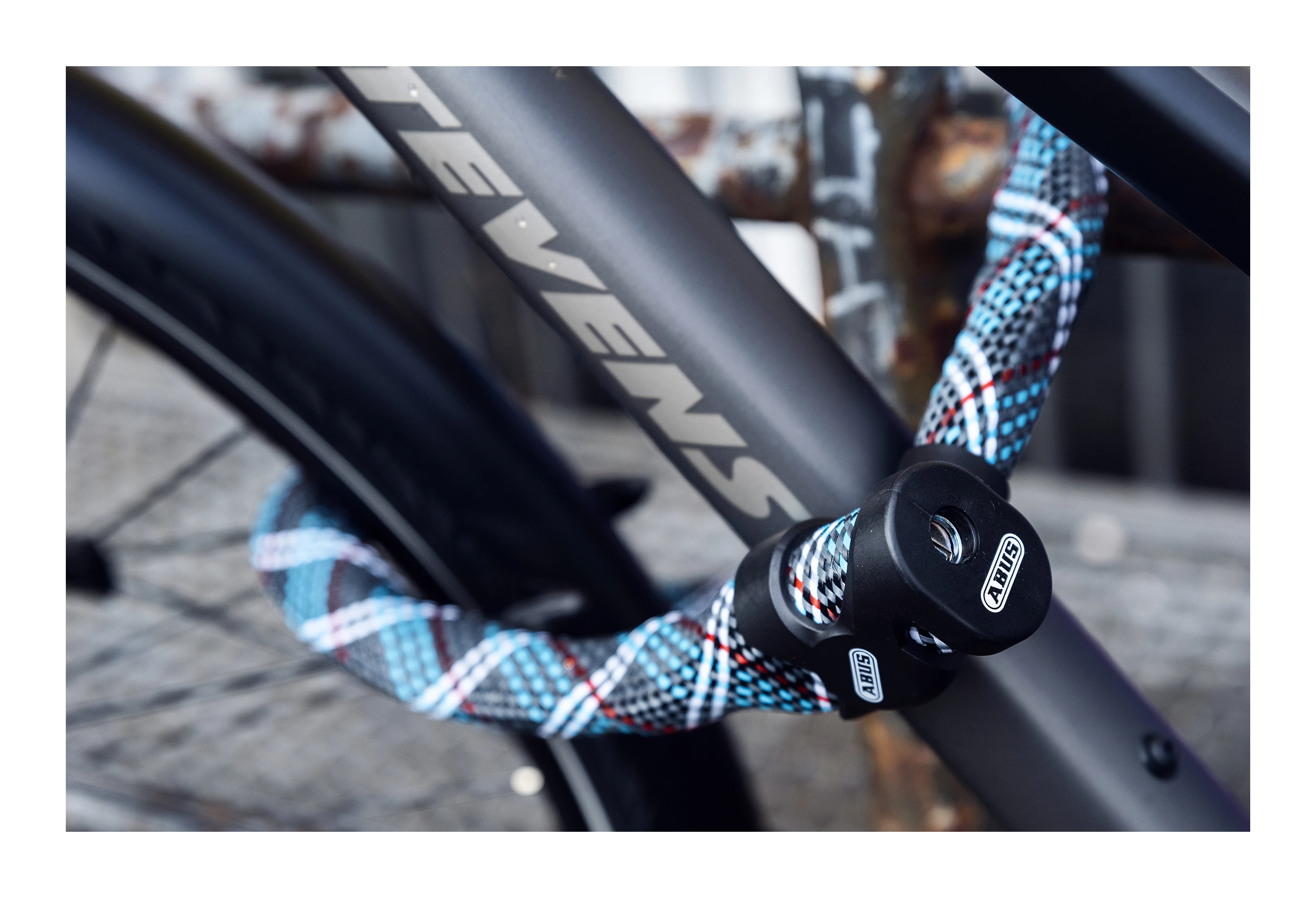 ABUS Blå 7210 IvyTex Kædelås - 85 cm