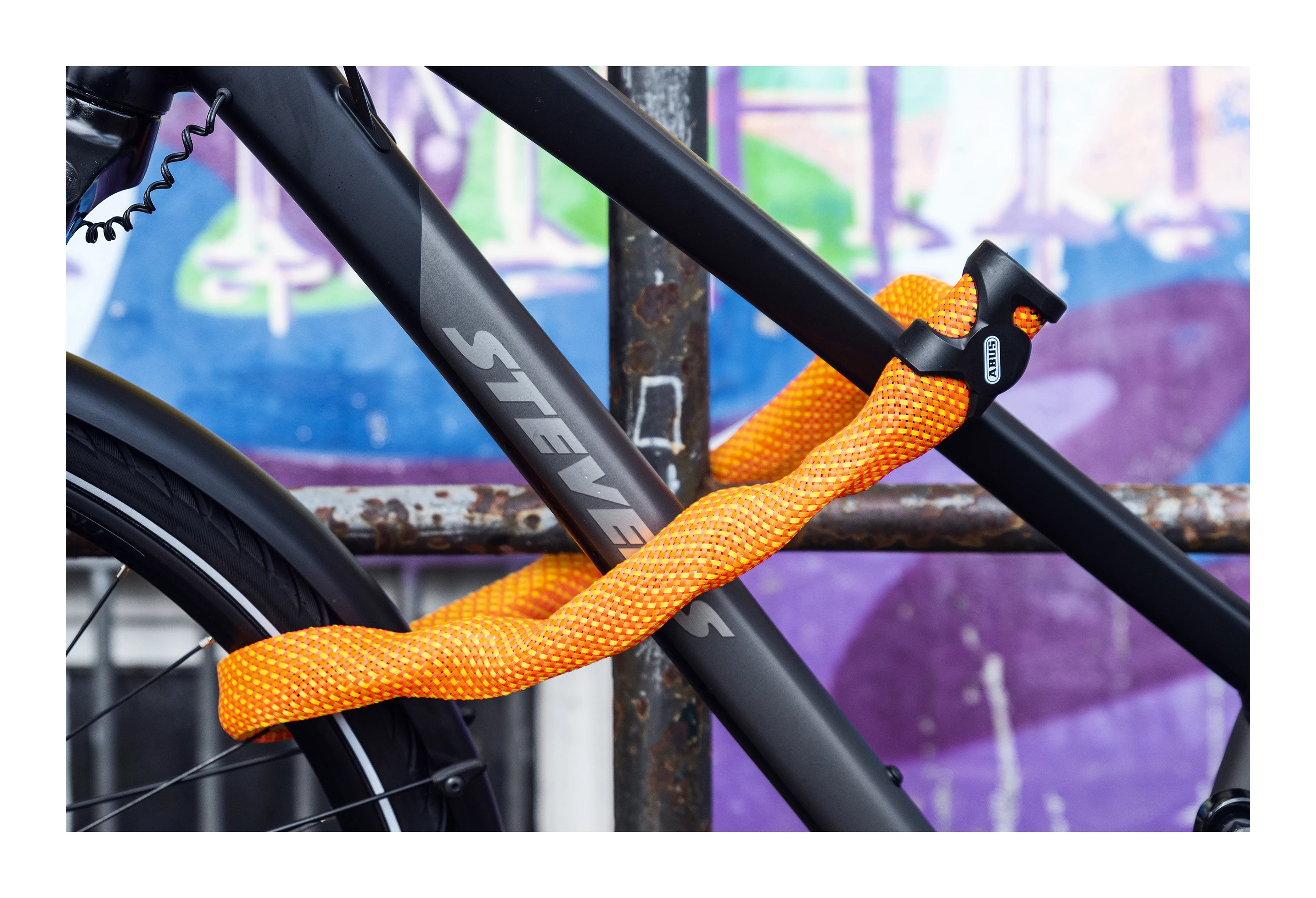 ABUS Orange 7210 IvyTex Kædelås - 110 cm