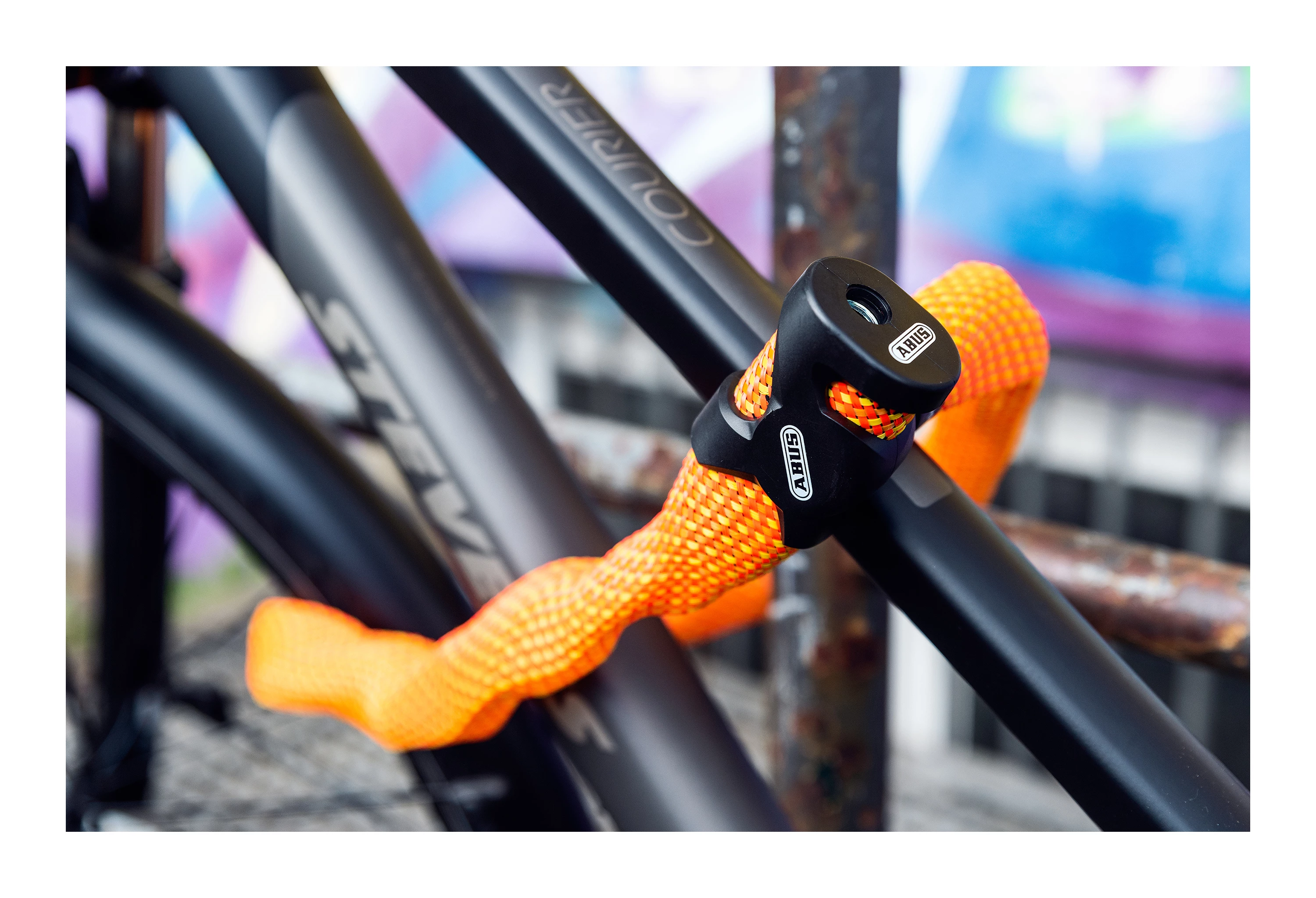 ABUS Orange 7210 IvyTex Kædelås - 110 cm