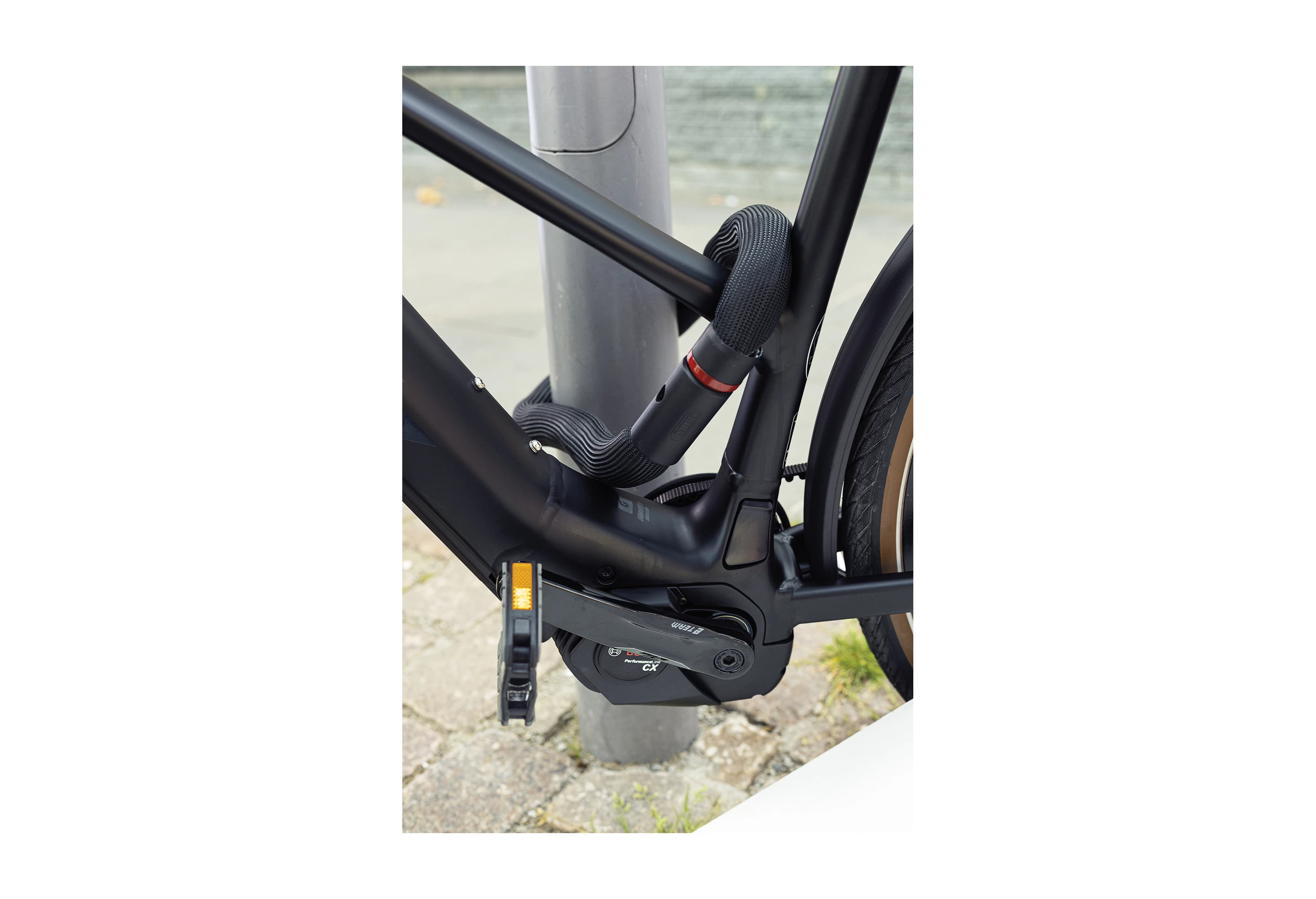 ABUS Sort Goose Lock 6206K kædelås - 110 cm