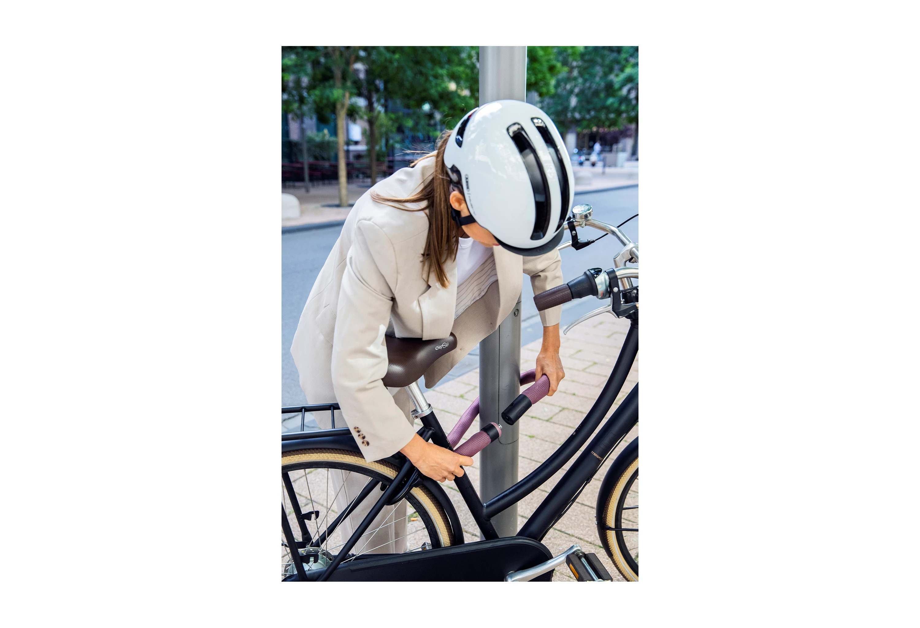 ABUS Rosa Goose Lock 6206K kædelås - 110 cm