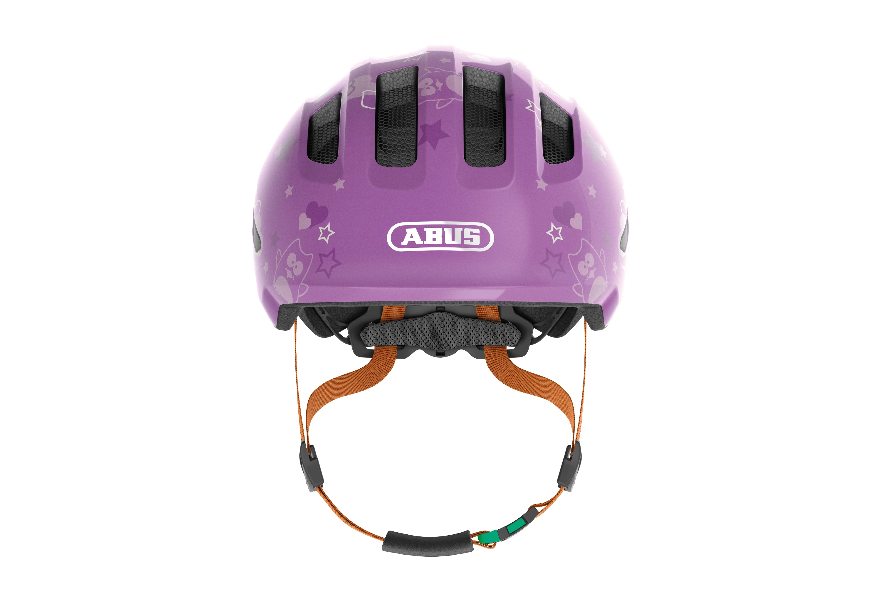 ABUS Purple Star Smiley 3.0 Green Buckle