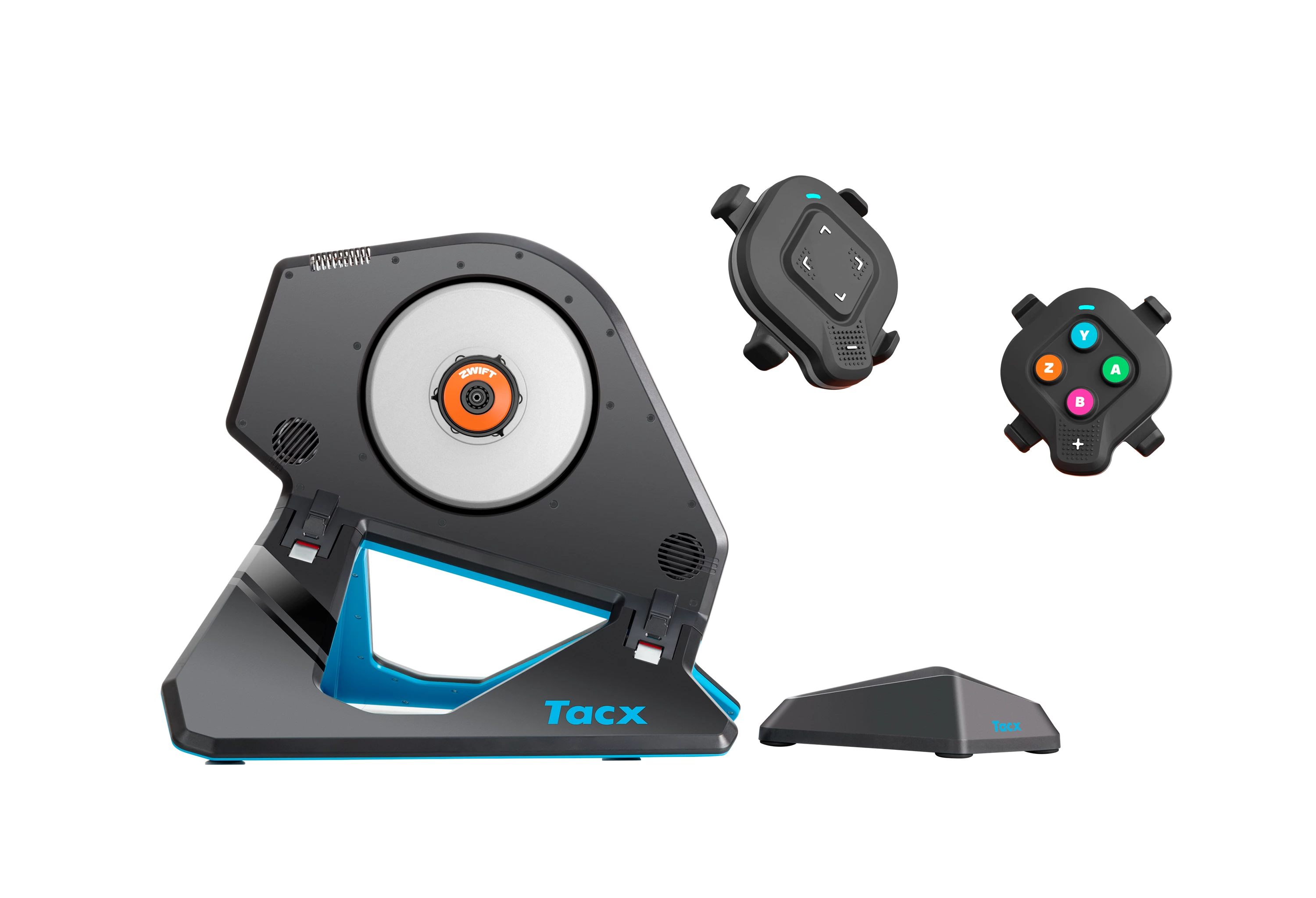 TACX Sort Neo 2T Smart Trainer med Zwift Cog og Click