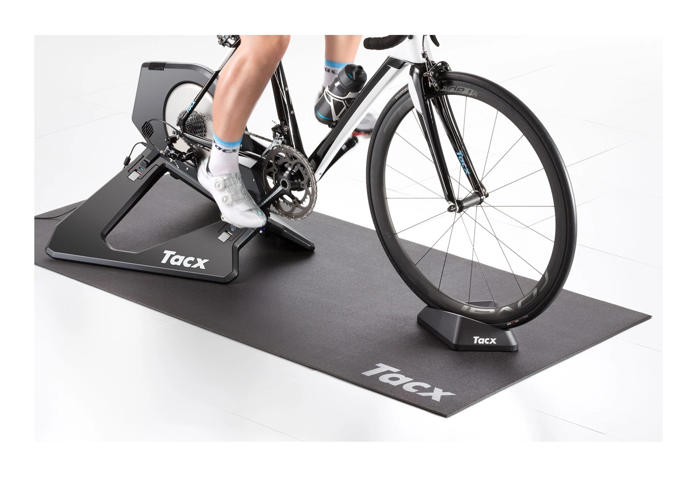 TACX Sort rulbar træningsmåtte til hometrainer