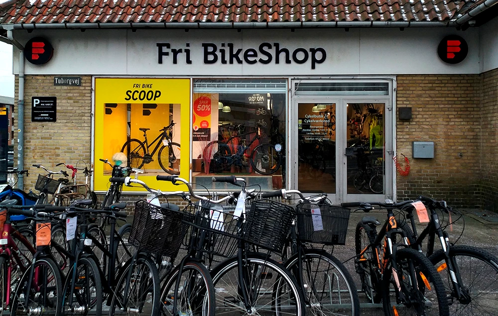 Fri BikeShop København NV Facade
