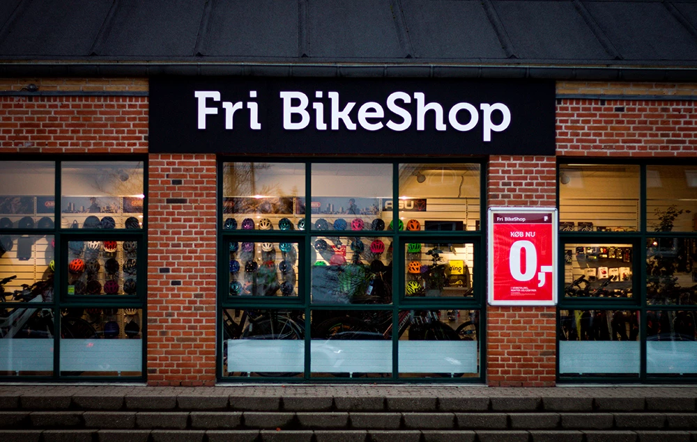 Fri BikeShop Aalborg Hobrovej Facade