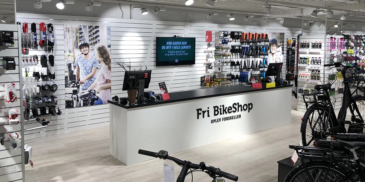 Fribikeshop Holbaek Kasse