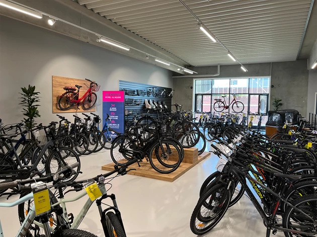 Fri Bikeshop Horsens Første Etage