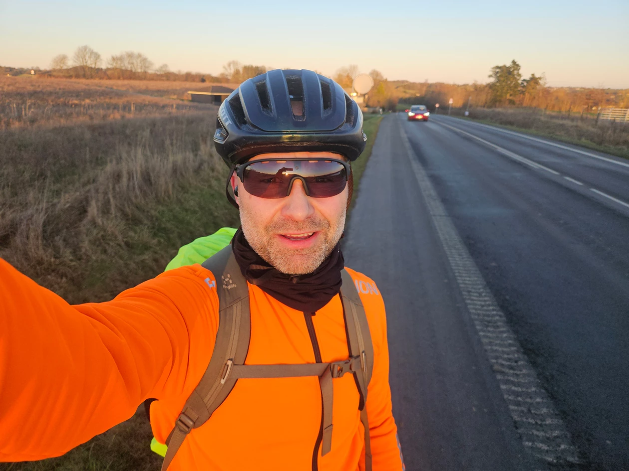 Selfie Fra Landevej