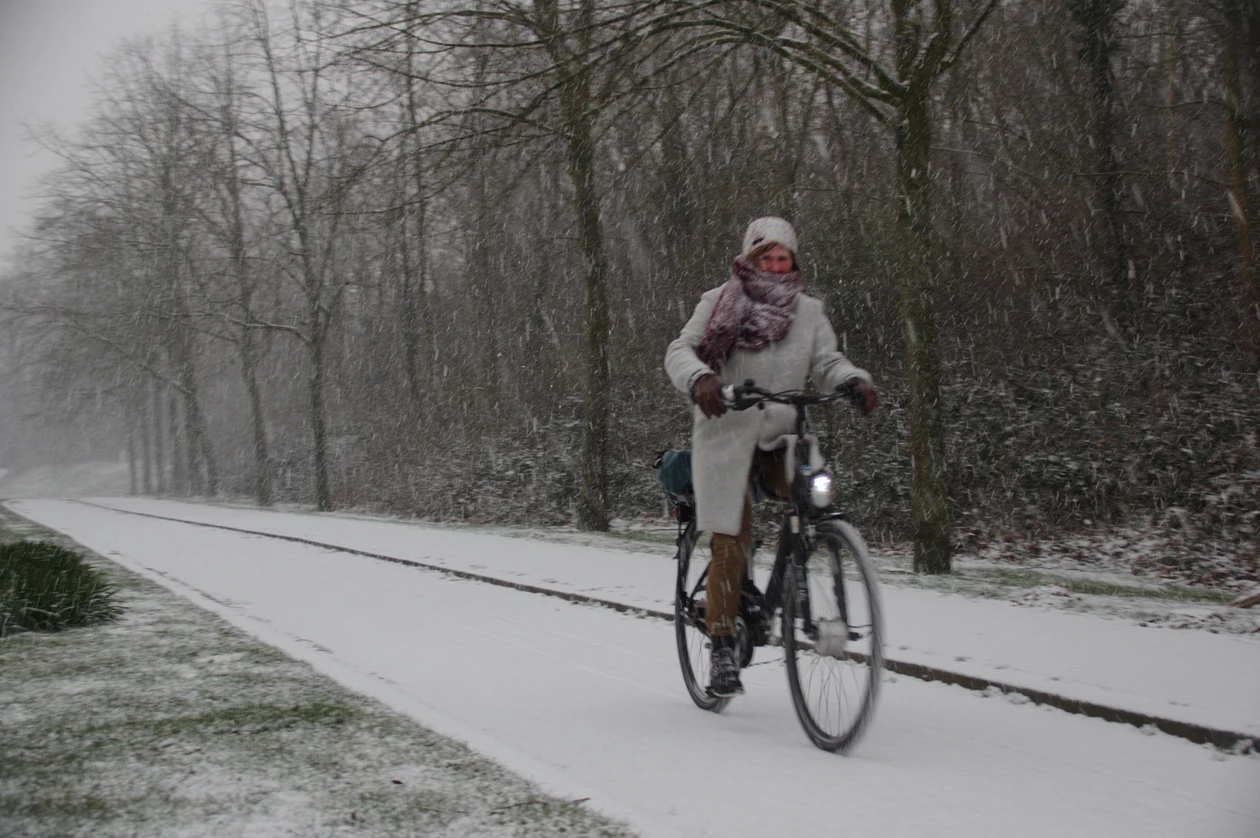 Pages Tips Tricks Stock Vinterbillede Cykling