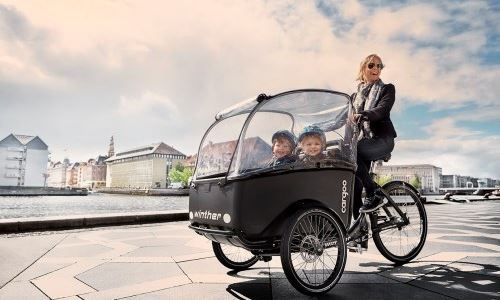Winther Cargoo 2Seats Frontview Action 15