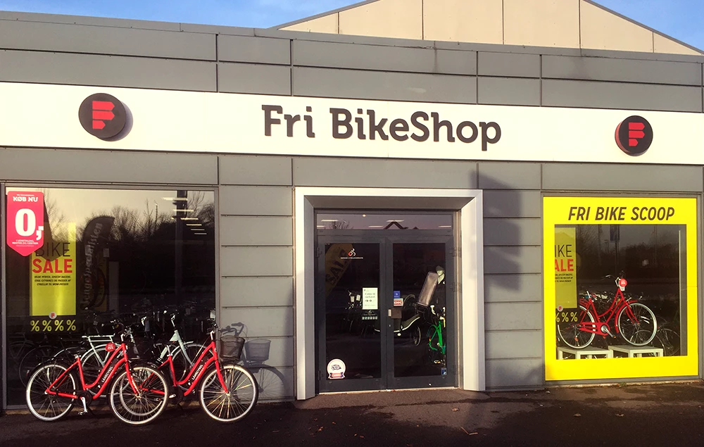 Fri BikeShop Herning Ø Facade