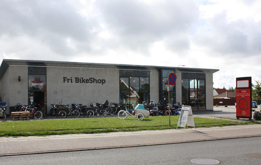 Fri BikeShop Esbjerg N Facade