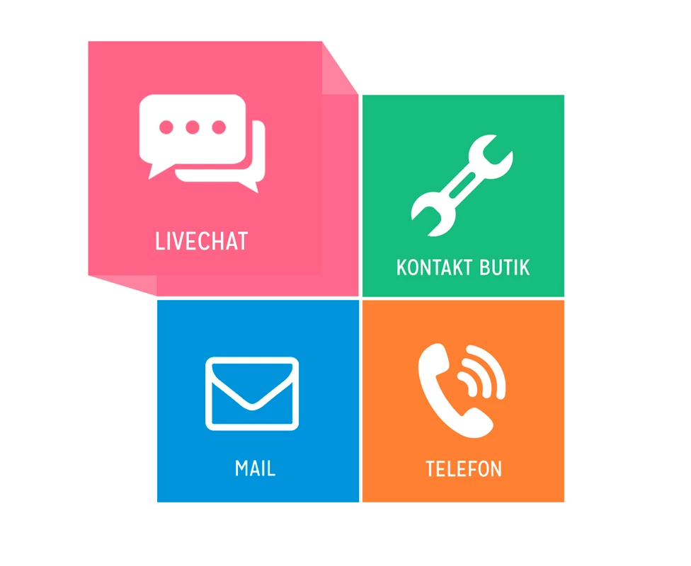 Kundeservice Customerservice Tiles Livechat