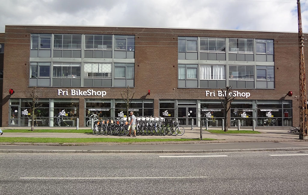 Fri BikeShop Rødovre Roskildevej Facade