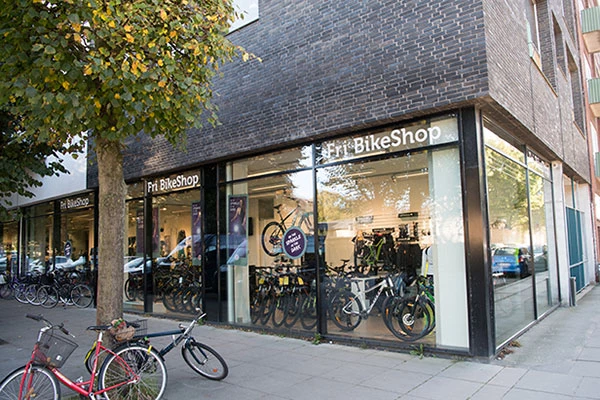 Fri BikeShop Aarhus Sankt Nikolaus Gade Facade