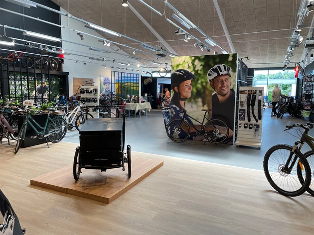 Fri Bikeshop Silkeborg Butiksoverblik
