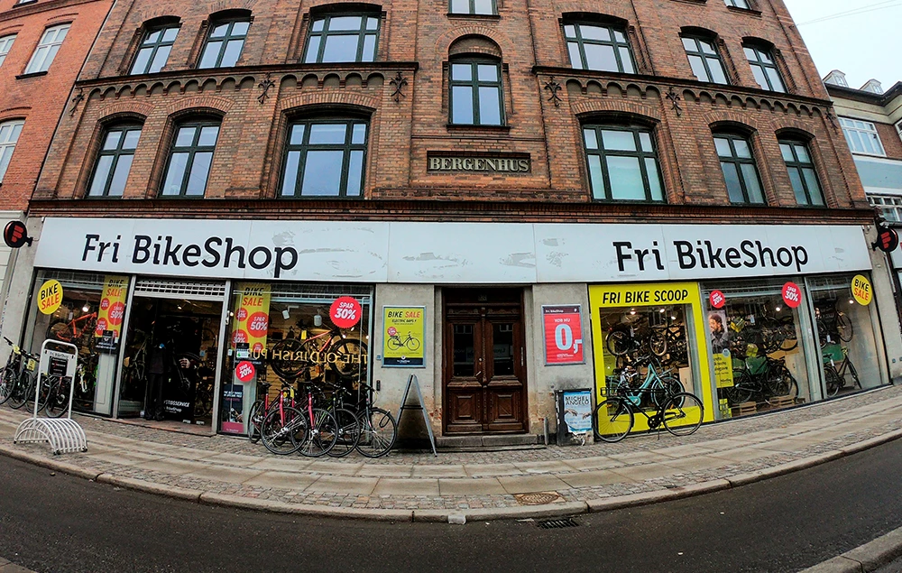 Fri BikeShop København S Amager Facade